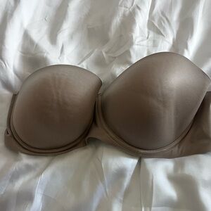 Victoria’s Secret Seamless Tan Strapless Bra